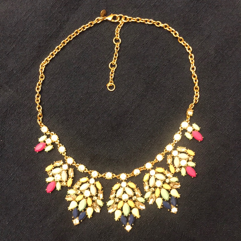 J.Crew colorful statement necklace